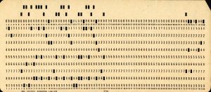 punch card